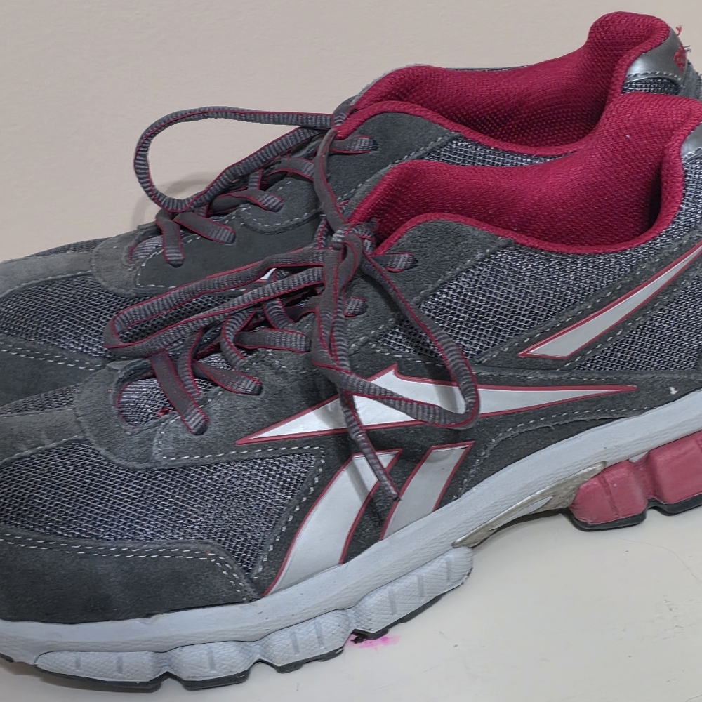 Reebok Women's Charcoal and Steel Toe Athletic Shoes